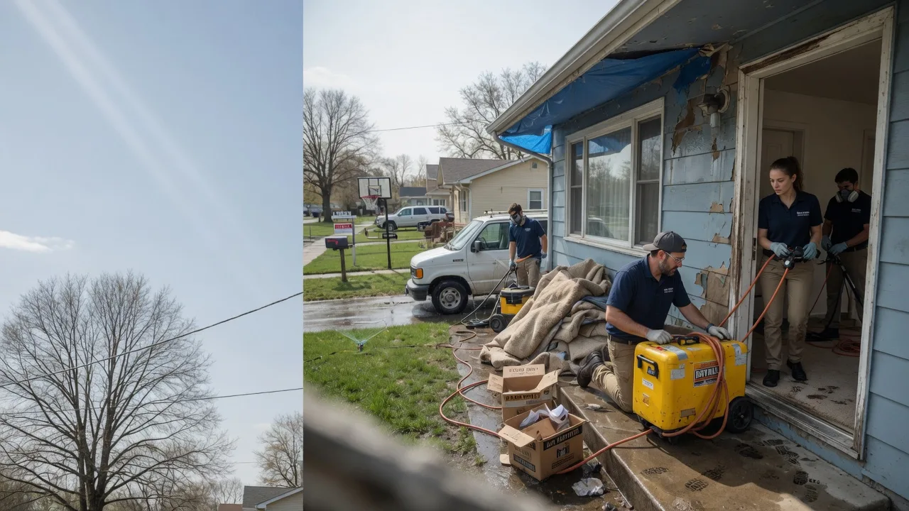 Basement Flood Cleanup in Buncombe, IL near me